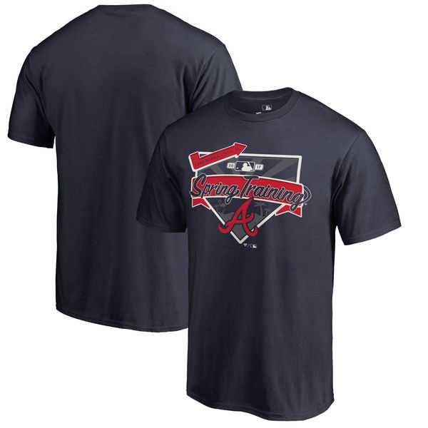 Men's Atlanta Braves Fanatics Branded Navy 2017 MLB Spring Training Logo T-Shirt,We sell and wholesale Men's Atlanta Braves Fanatics Branded Navy 2017 MLB Spring Training Logo T-Shirt on line form chian!